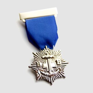 Squad Medal – Silver (with Blue Ribbon)