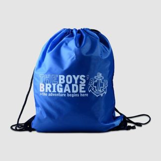 Drawstring Bag (Silver or Blue)