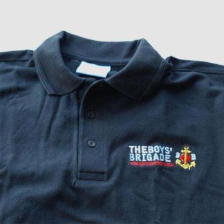 Navy Polo - Adventure Begins Here