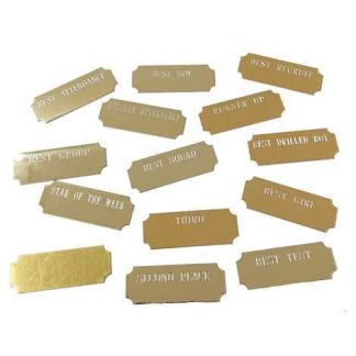 Pre-Engraved Plates